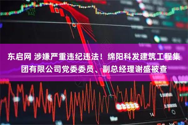 东启网 涉嫌严重违纪违法！绵阳科发建筑工程集团有限公司党委委员、副总经理谢盛被查